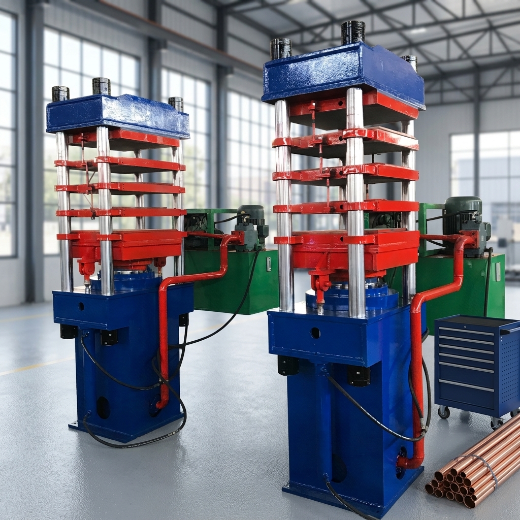 Factory Direct 50T Rubber Flat Vulcanizing Press Hydraulic Curing Machine for Rubber Parts